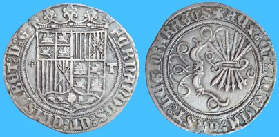 Reale Toledo Fernando e Isabella 1492-1504 Spagna