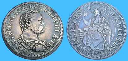 Testone 1575 Firenze Francesco I de’Medici