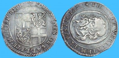 4 Tarì Malta Jean de La Valette 1557-1568
